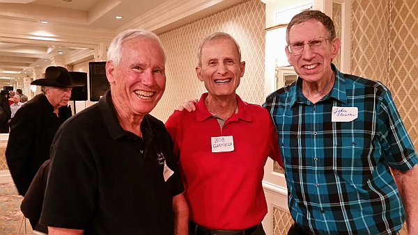 Pictured above: Grecians Dennis Johnson, Bob Garfield and John Fleischer at their 60-year Reunion on October 17 (Photo courtesy John Fleischer and Dr. Robert Garfield)