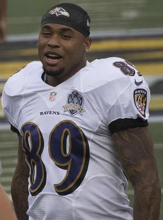 Uni grad Steve Smith ‘97 plays for the NFL’s Baltimore Ravens (Photo courtesy Keith Allison via a Creative Commons license)