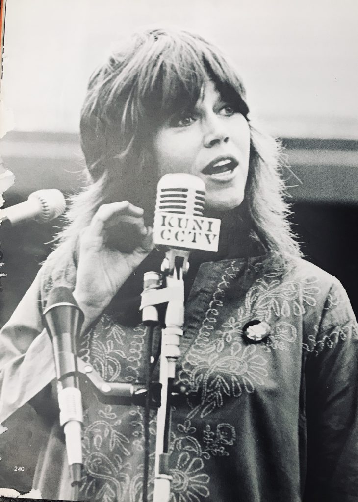 Jane Fonda, Yearbook photo taken by Rich Perelman 1973